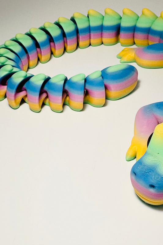 dragon fidget toy side rainbow