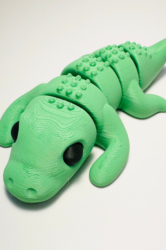 green alligator fidget