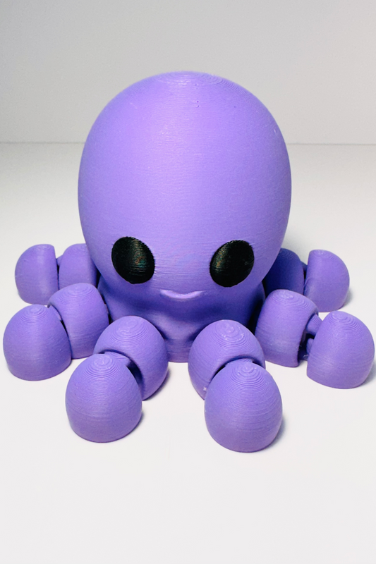 sea coastal customs purple octopus fidget large size